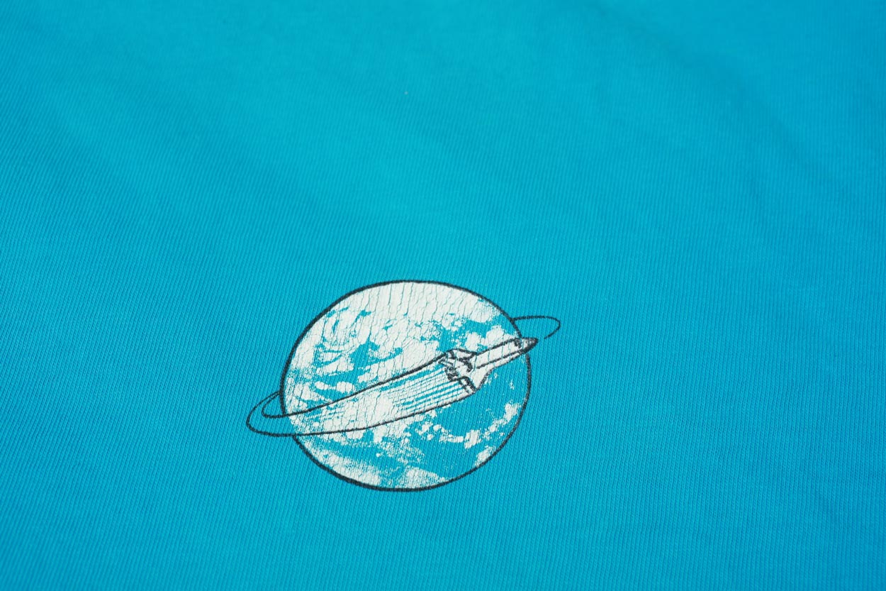 Vintage Space Shuttle Orbit Tee 1991 Blue XL