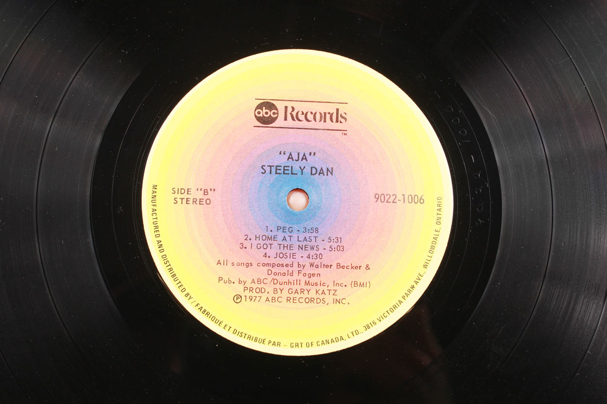 Vintage Steely Dan "Aja" Vinyl LP 1977