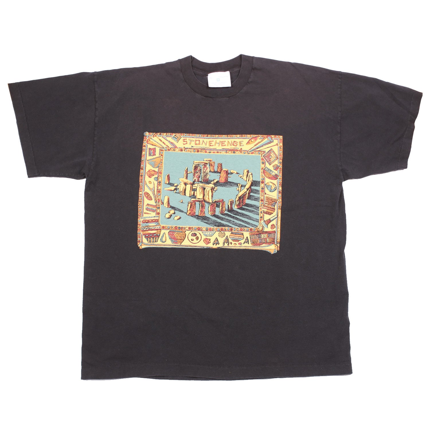 Vintage Stonehenge Celtic Heritage Tee Black XL