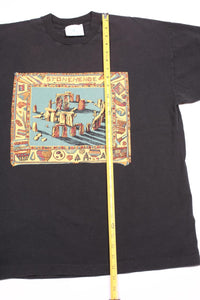 Vintage Stonehenge Celtic Heritage Tee Black XL