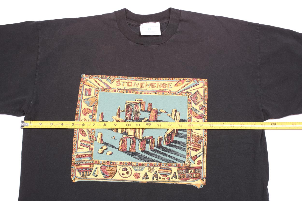 Vintage Stonehenge Celtic Heritage Tee Black XL