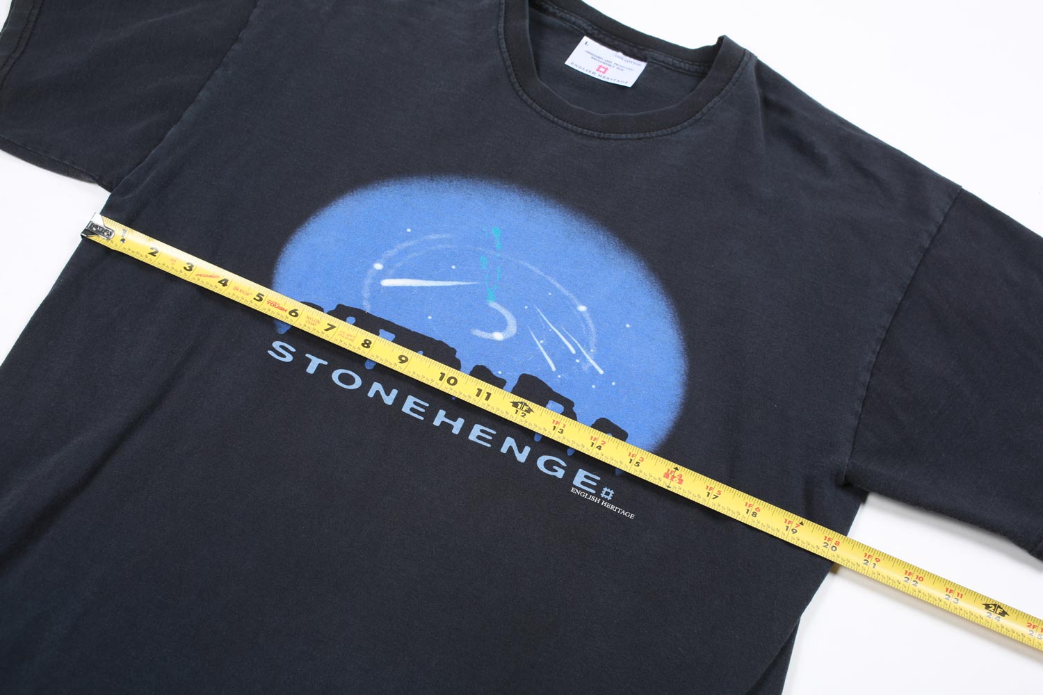 Vintage Stonehenge Heritage Tee Black L
