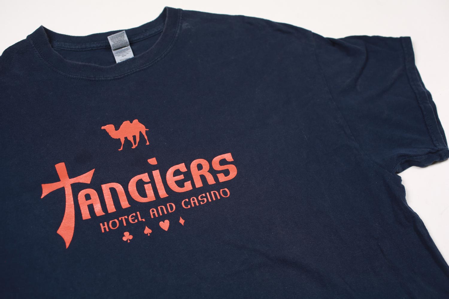 Vintage Tangiers Hotel Casino Tee Navy XL