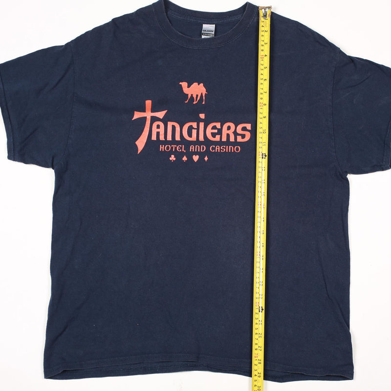 Vintage Tangiers Hotel Casino Tee Navy XL
