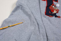 Vintage Embroidered Taz Crewneck Sweatshirt Heather XL