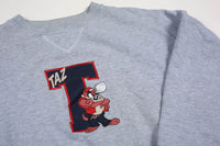 Vintage Embroidered Taz Crewneck Sweatshirt Heather XL