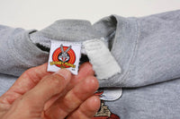 Vintage Embroidered Taz Crewneck Sweatshirt Heather XL