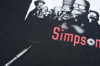 Vintage The Simpsons Sopranos Tee Black XL