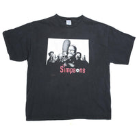 Vintage The Simpsons Sopranos Tee Black XL