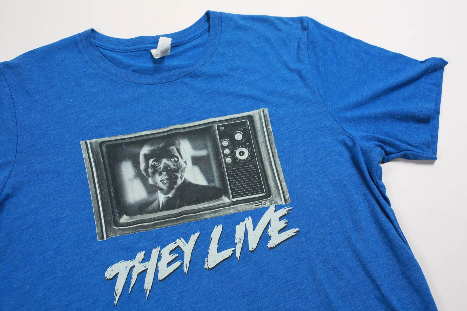 Vintage They Live Tee Royal Heather L