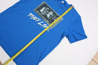 Vintage They Live Tee Royal Heather L