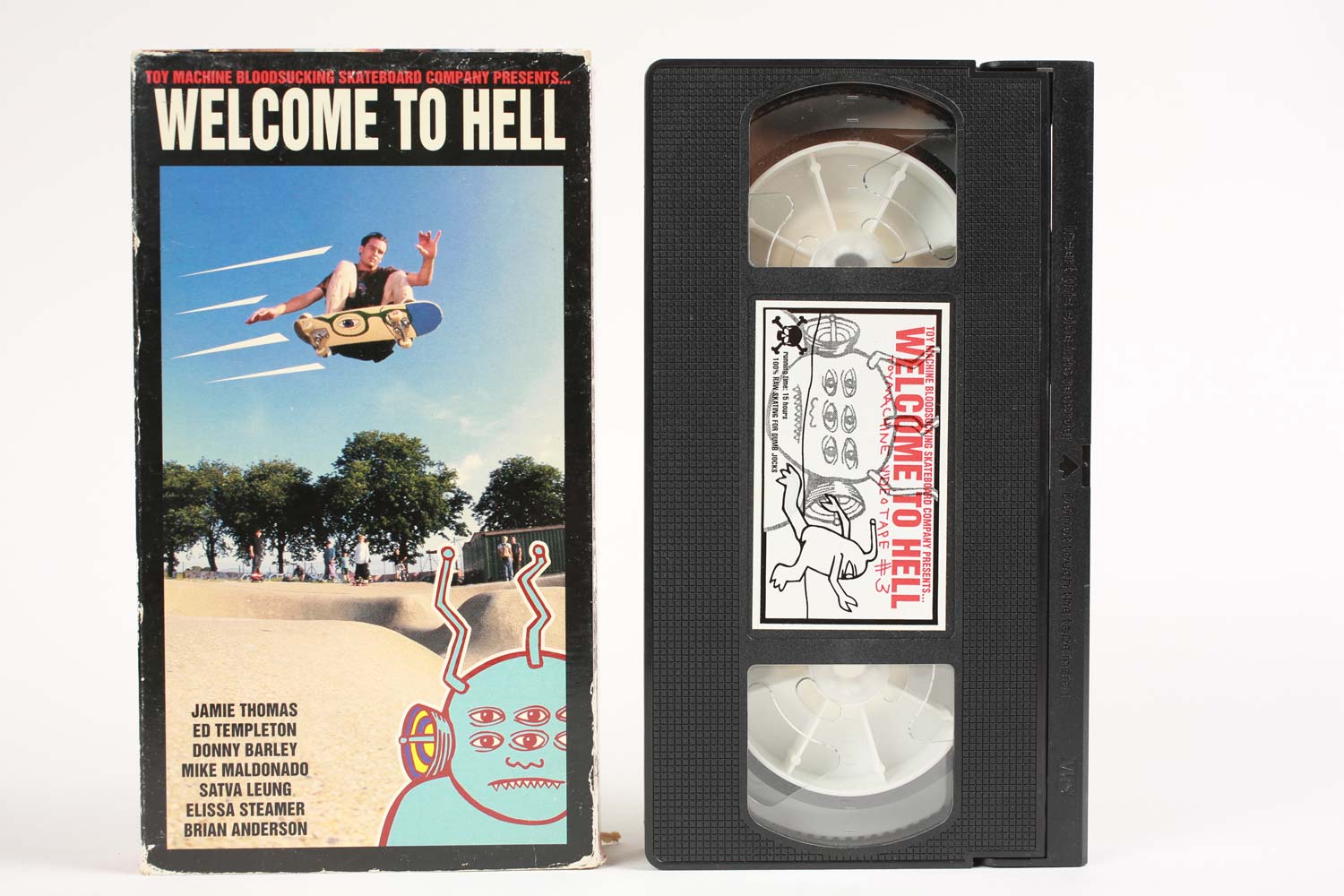 Vintage Toy Machine Welcome to Hell VHS Tape 1996