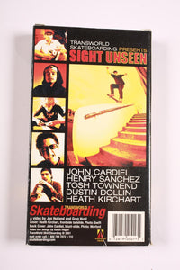 Vintage Transworld Magazine "Sight Unseen" VHS Video 2001