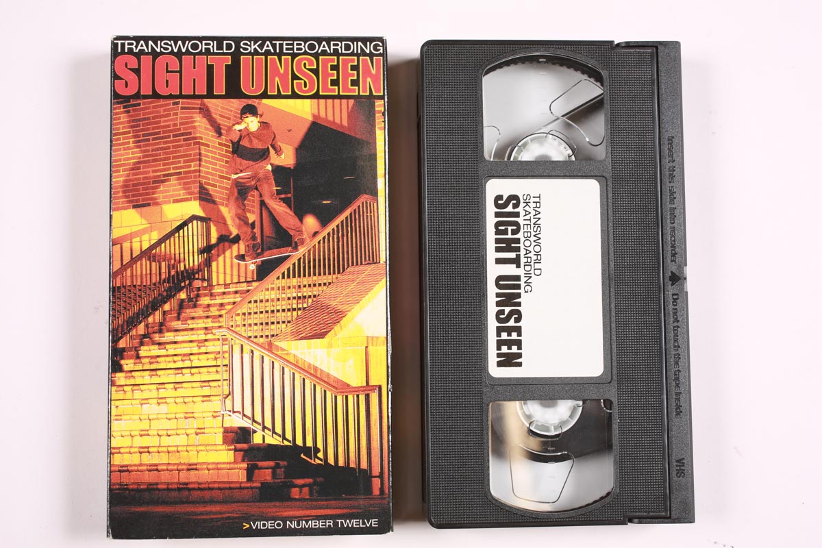 Vintage Transworld Magazine "Sight Unseen" VHS Video 2001