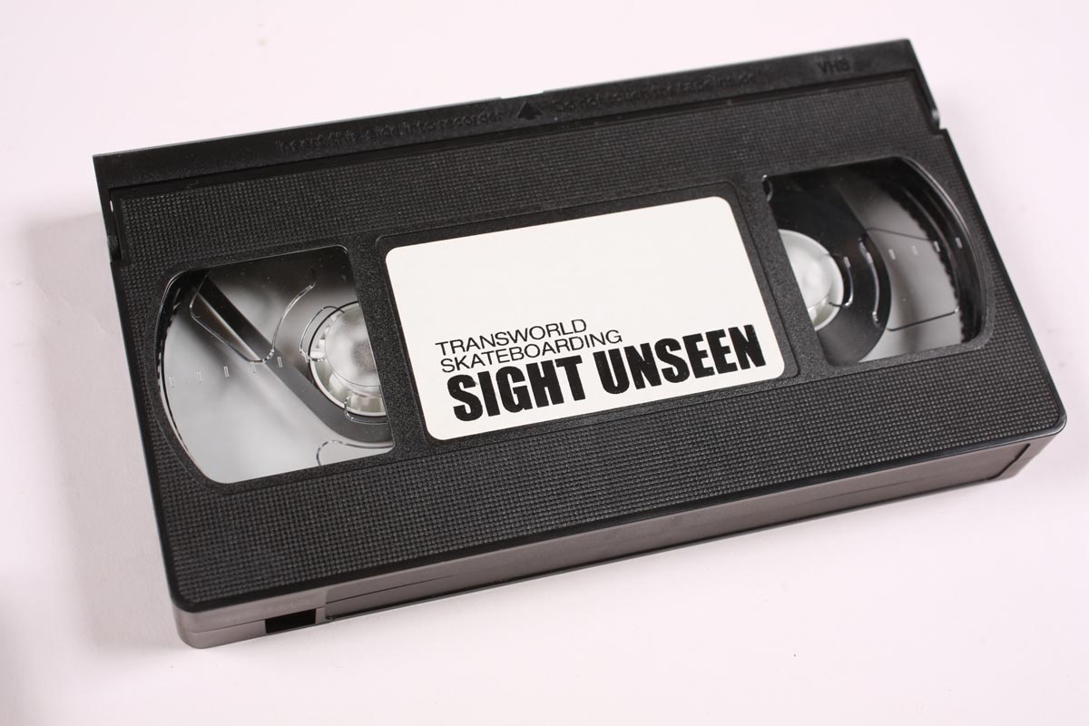Vintage Transworld Magazine "Sight Unseen" VHS Video 2001