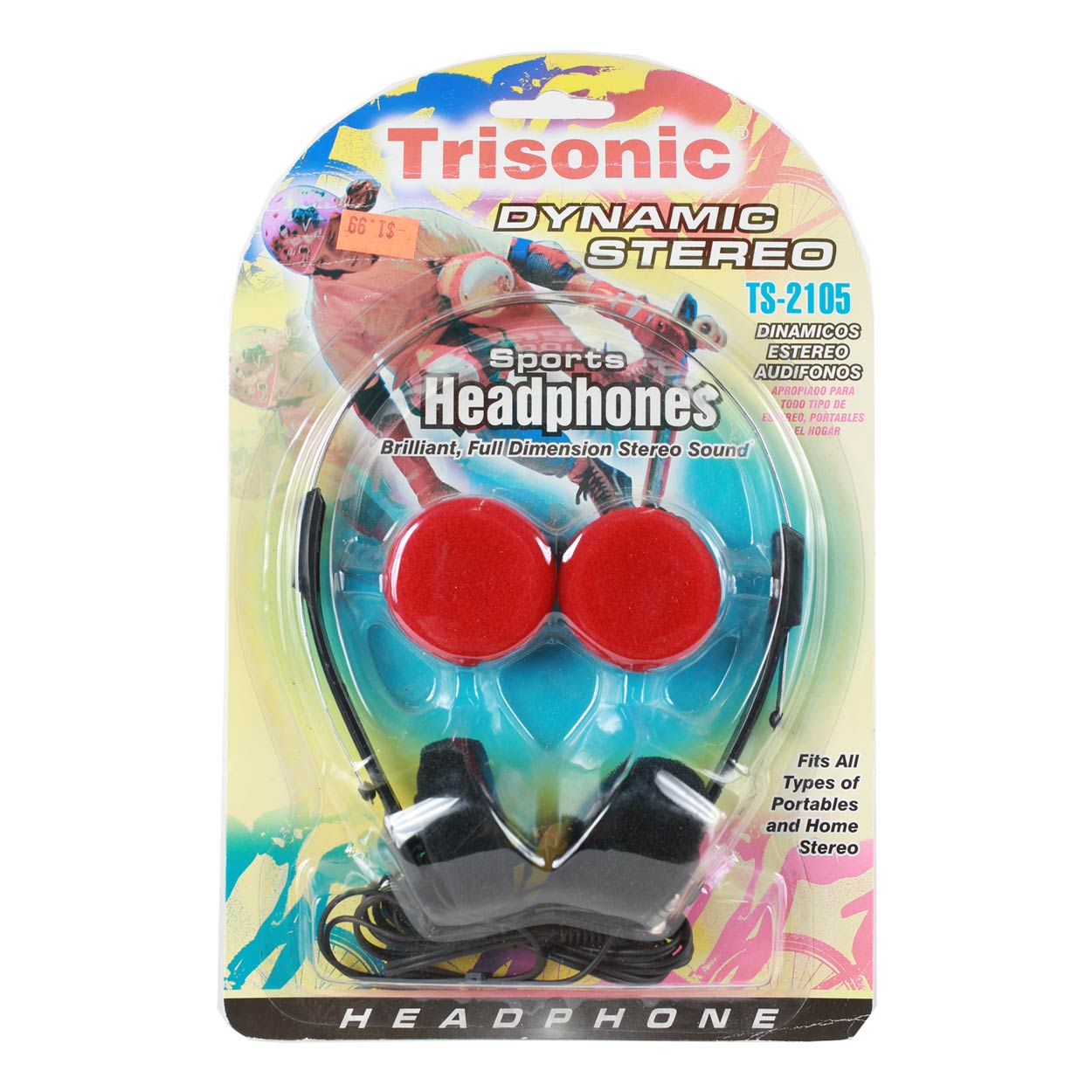 Vintage Trisonic TS-2105 Headphones SEALED