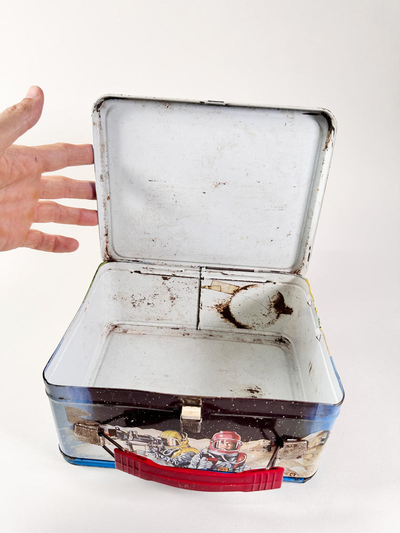 Vintage 1970's UFO Metal Lunchbox TV Show Promo