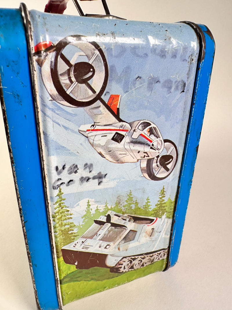 Vintage 1970's UFO Metal Lunchbox TV Show Promo