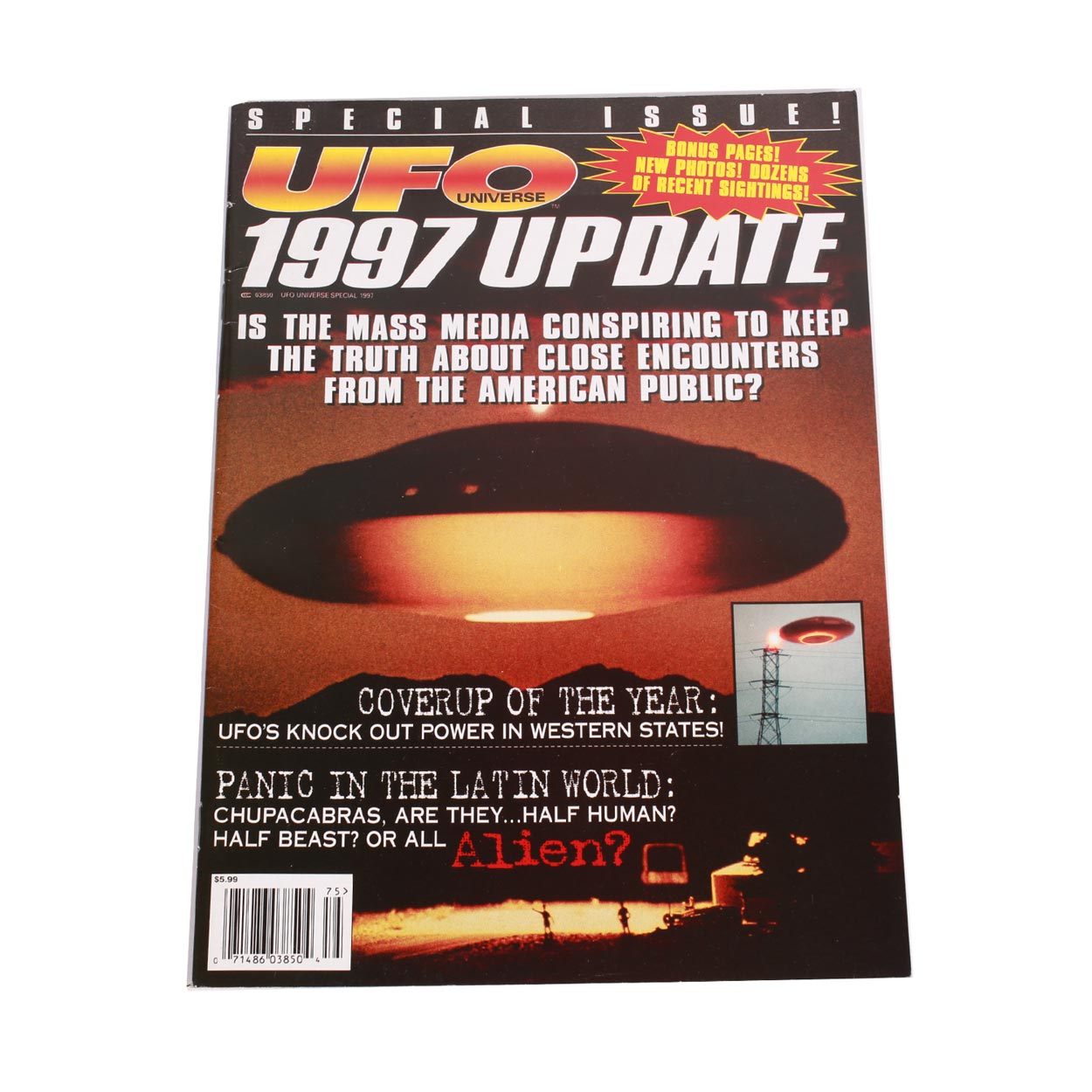 Vintage UFO Universe Magazine 1997