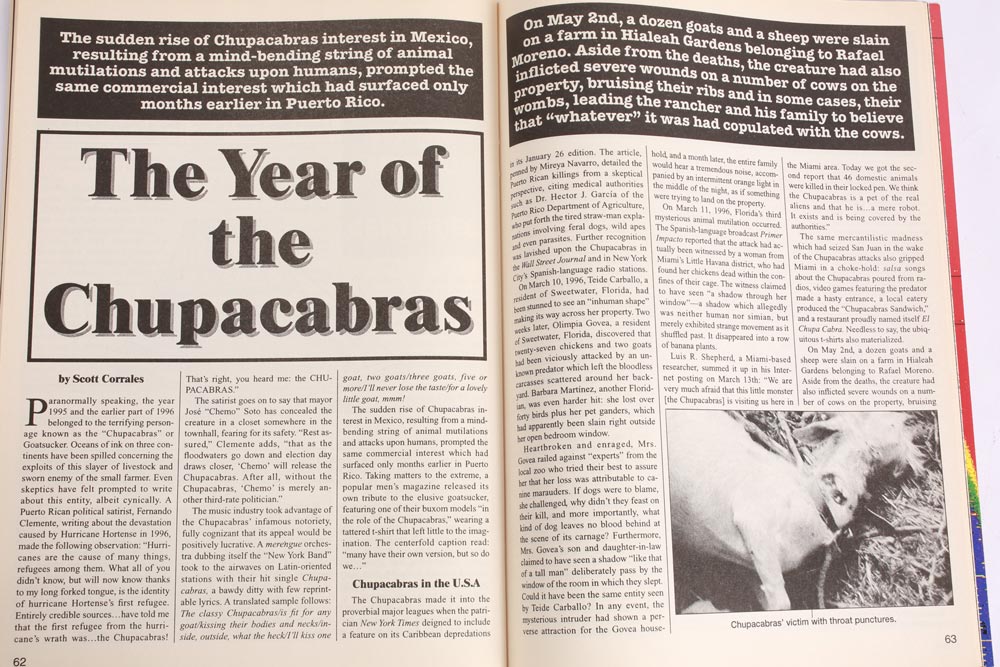 Vintage UFO Universe Magazine 1997