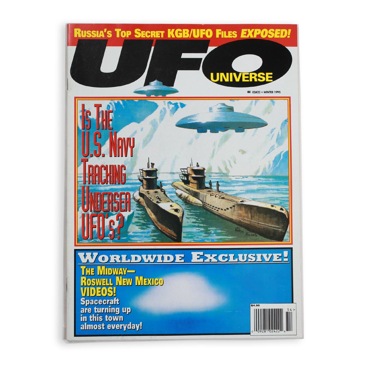 Vintage UFO Universe Magazine Winter 1995