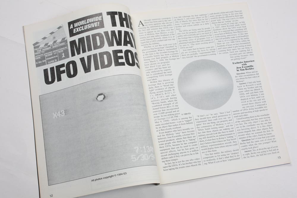 Vintage UFO Universe Magazine Winter 1995