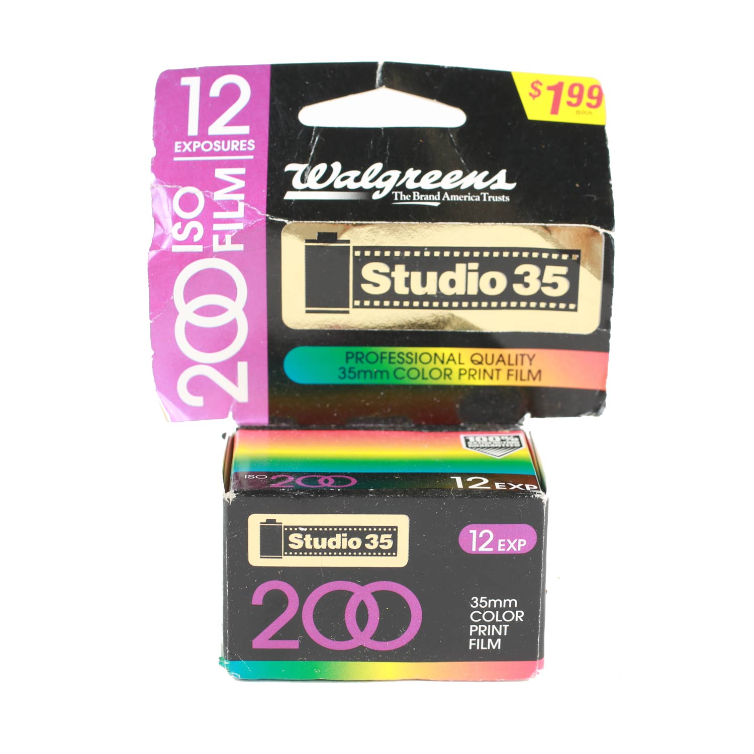 Vintage Studio 35 Expired 35mm Camera Film Roll 2001
