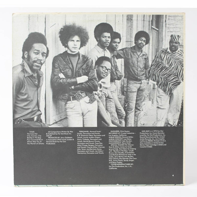 Vintage War The World is a Ghetto Vinyl LP 1972