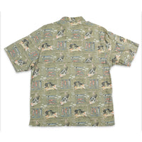 Vintage Whitetails Button-Up Fishing Shirt L