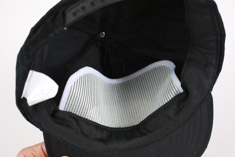 Vintage Winston Cigarettes Embroidered Snap Back Hat Black