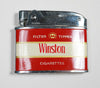 Vintage Winston Cigarette Zenith Butane Lighter With Box