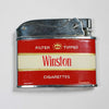Vintage Winston Cigarette Zenith Butane Lighter With Box