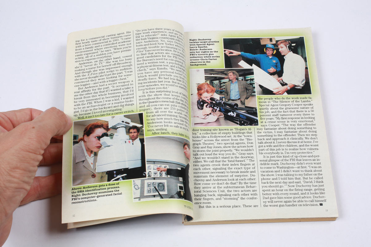 Vintage X-Files TV Guide Ausgabe vom 11.-17. März 1994