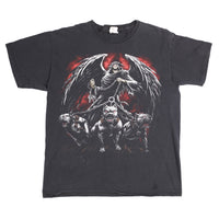 Vintage Y2K Grim ReaperWith Hell Hounds Tee Black L
