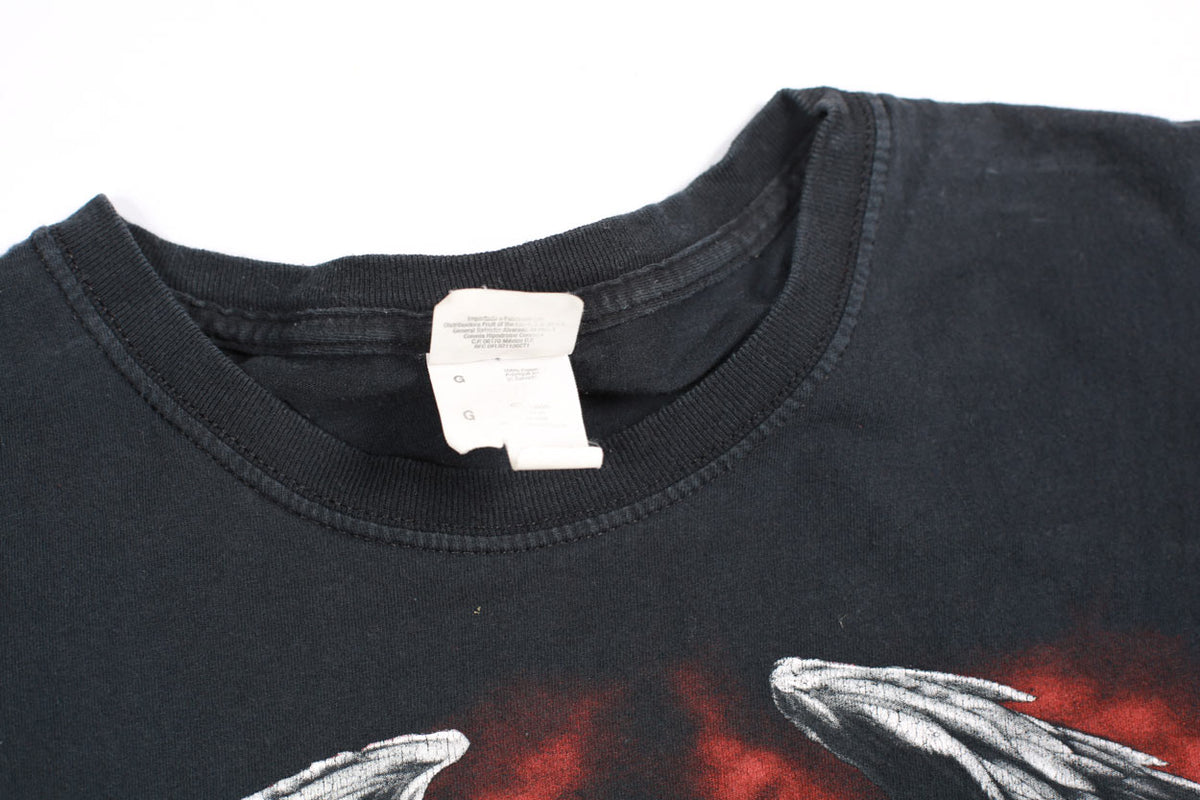 Vintage Y2K Grim ReaperWith Hell Hounds Tee Black L