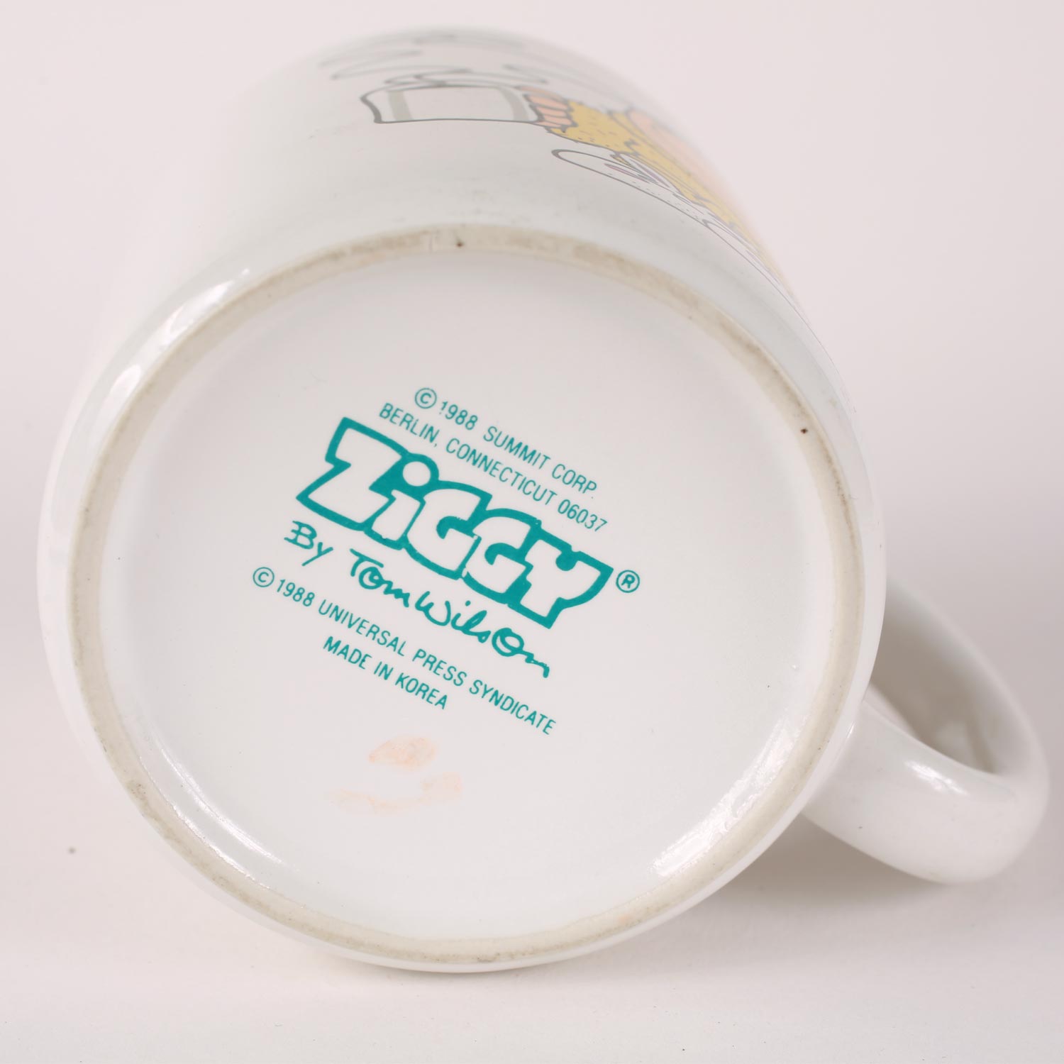 Vintage Ziggy Coffee Mug White 1988