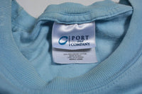 Vintage Wile E Coyote Motorcycle Tee Light Blue L