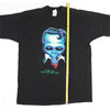Vintage Alien Elvis Tee Single Stitch Black XL top bottom measurement