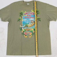 Vintage Rainforest Cafe Tee Sage XL Length