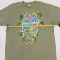Vintage Rainforest Cafe Tee Sage XL Width