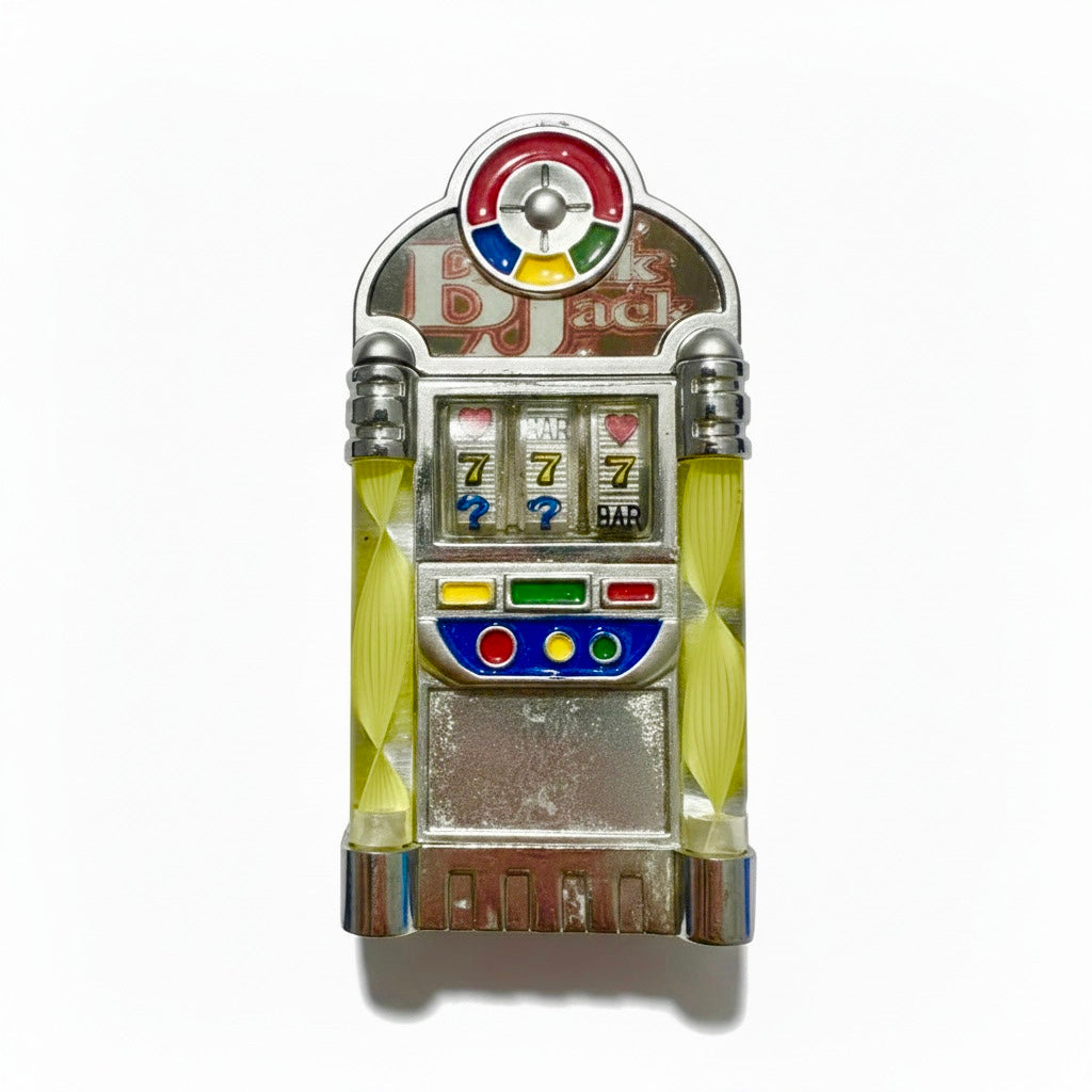 Vintage Slot Machine Flashing Novelty Butane Lighter front