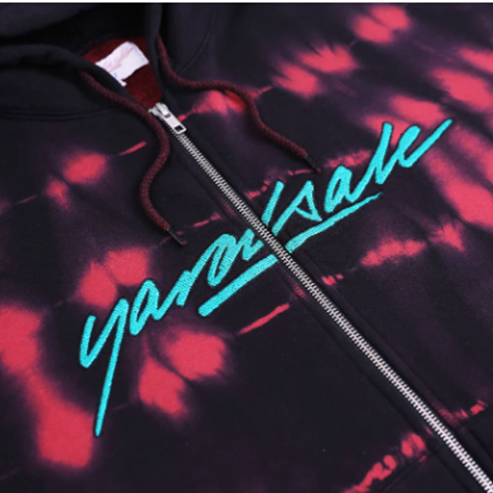 Yardsale Skateboards Venom Zip Hoodie Black/Red Detail