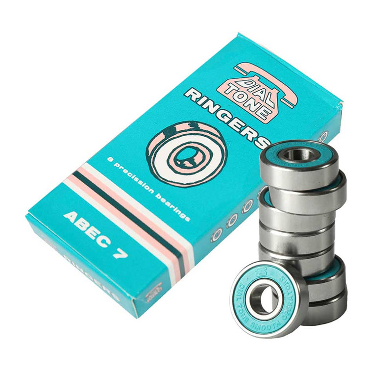 Dial Tone Wheel Co. Ringers Precision Skateboard Bearings WITH BOX