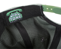 Dial Tone Wheel Co Smooth Operator Snapback Hat Faded Aqua inside label