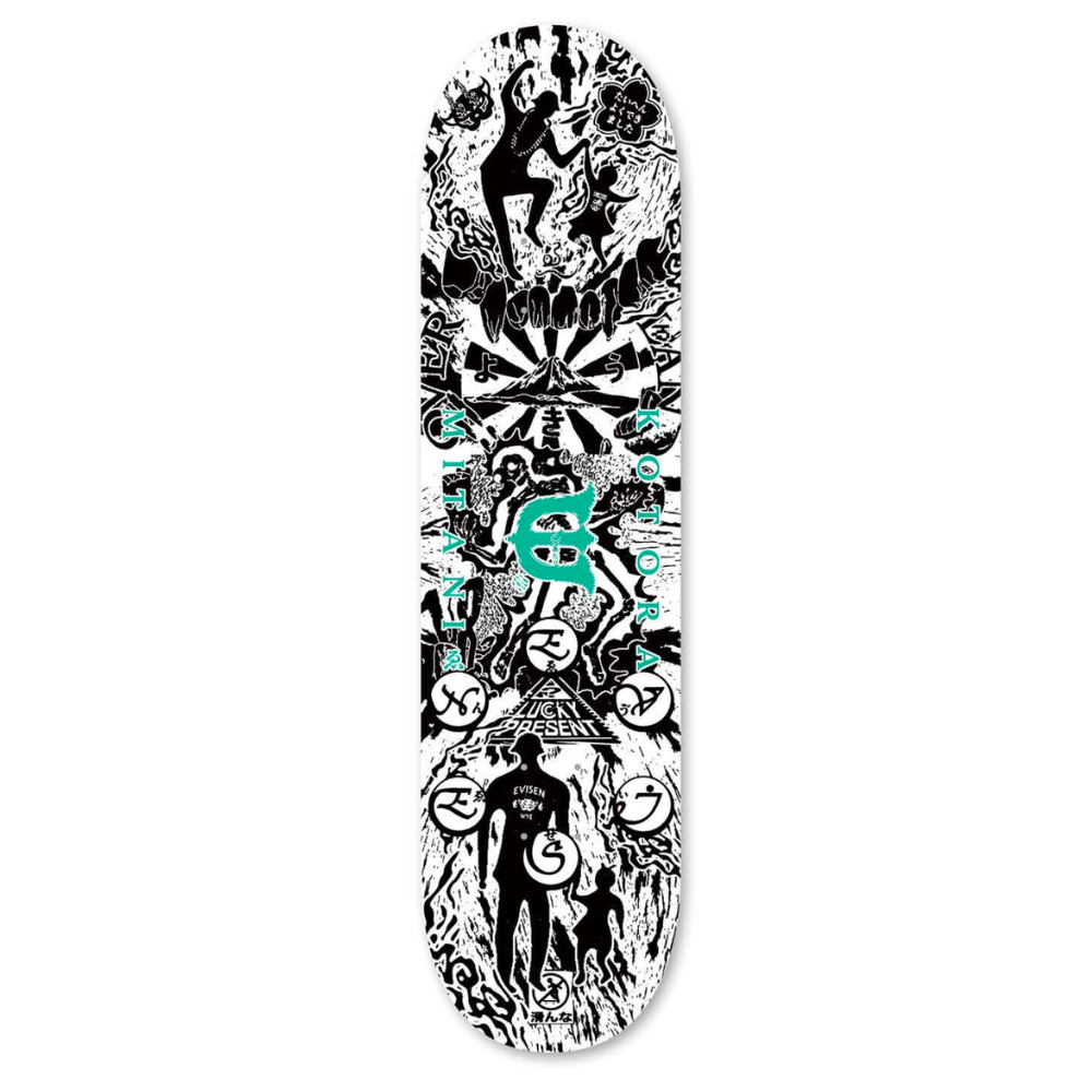 Evisen Skateboards Kotora Mitani New Channel Skateboard Deck