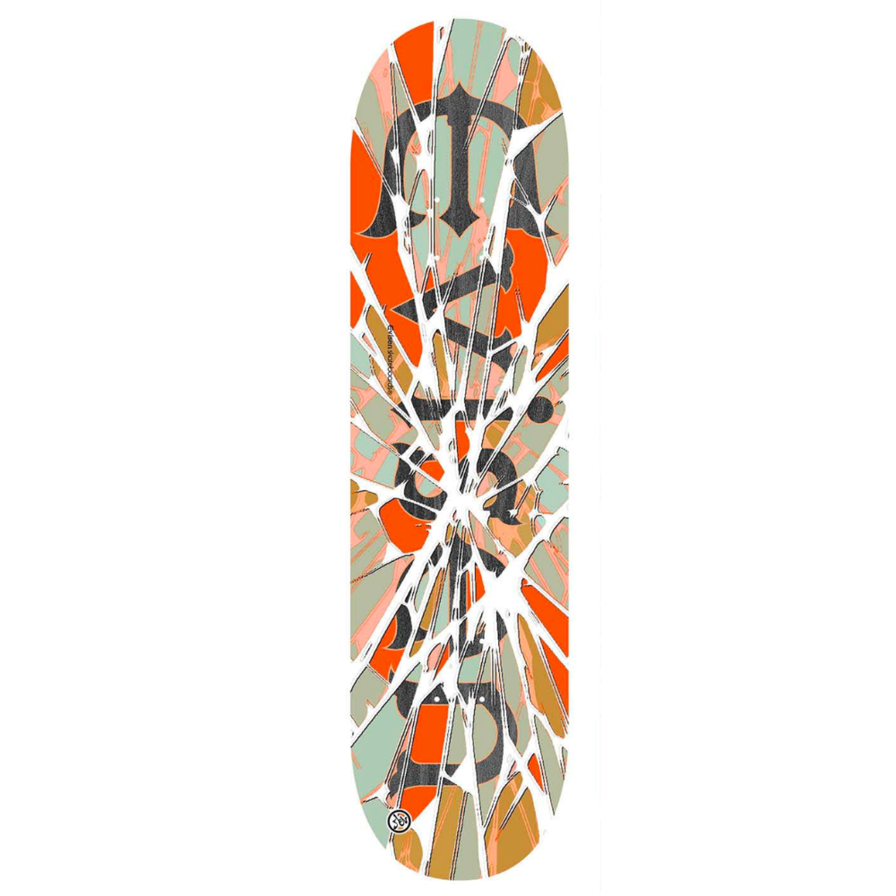 Evisen Skateboards Evi-Logo Clash Camo Skateboard Deck
