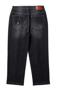 Evisen Skateboards Eye Fire Jeans Black back
