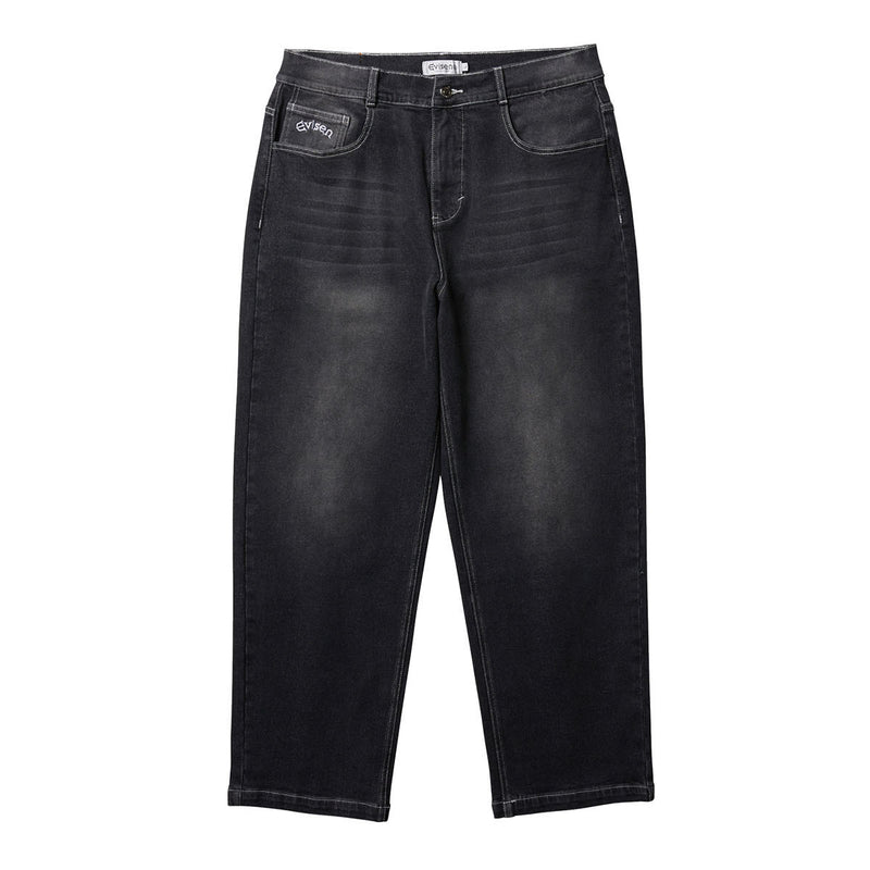 Evisen Skateboards Eye Fire Jeans Black front
