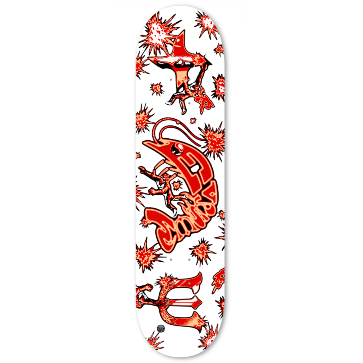 Evisen Skateboards Mr. Shrimp Skateboard Deck 8.38