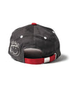 Evisen Skateboards One Up 6 Panel Hat Dark Grey / Red back